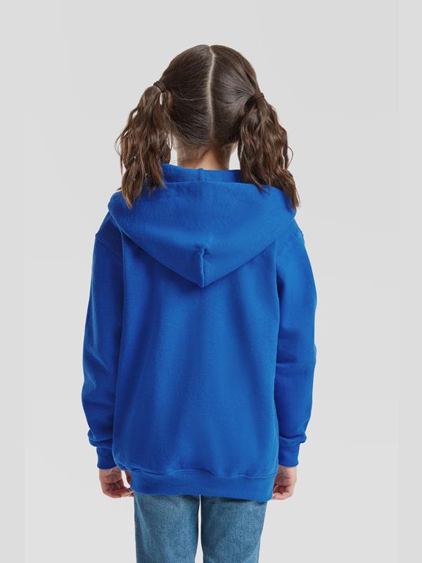 Fruit Of The Loom Classic Open End 280 Regular Fit Zip Hood Kids