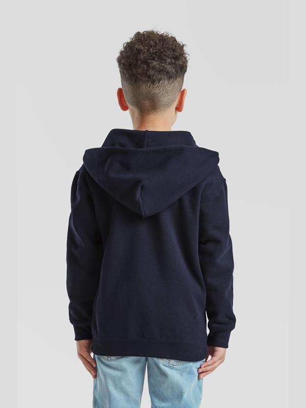 Fruit Of The Loom Classic Open End 280 Regular Fit Zip Hood Kids