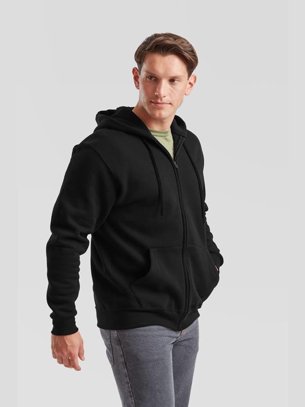 Fruit Of The Loom Classic Open End 280 Regular Fit Zip Hood Adult