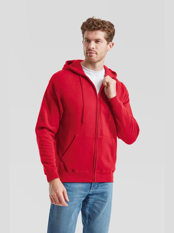 Fruit Of The Loom Classic Open End 280 Regular Fit Zip Hood Adult