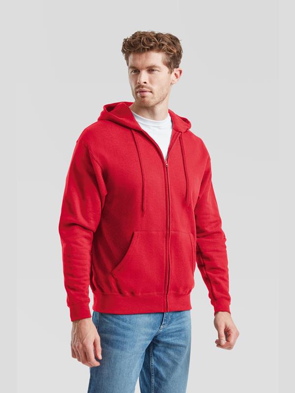 Fruit Of The Loom Classic Open End 280 Regular Fit Zip Hood Adult