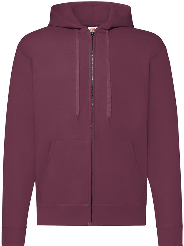 Fruit Of The Loom Classic Open End 280 Regular Fit Zip Hood Adult