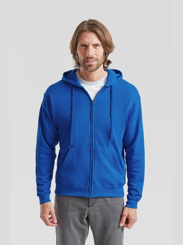 Fruit Of The Loom Classic Open End 280 Regular Fit Zip Hood Adult