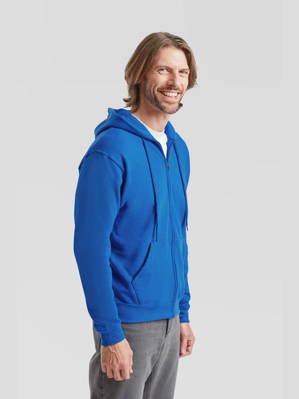 Fruit Of The Loom Classic Open End 280 Regular Fit Zip Hood Adult