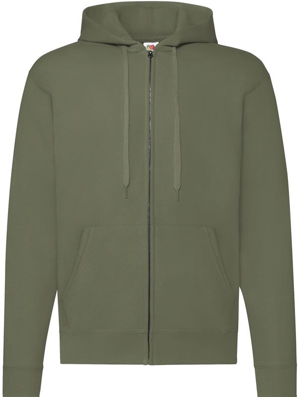Fruit Of The Loom Classic Open End 280 Regular Fit Zip Hood Adult