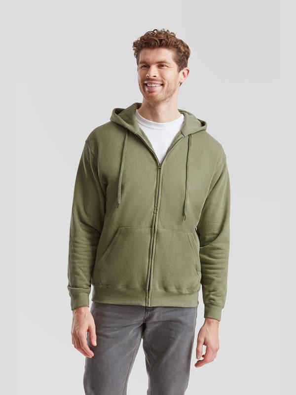 Fruit Of The Loom Classic Open End 280 Regular Fit Zip Hood Adult