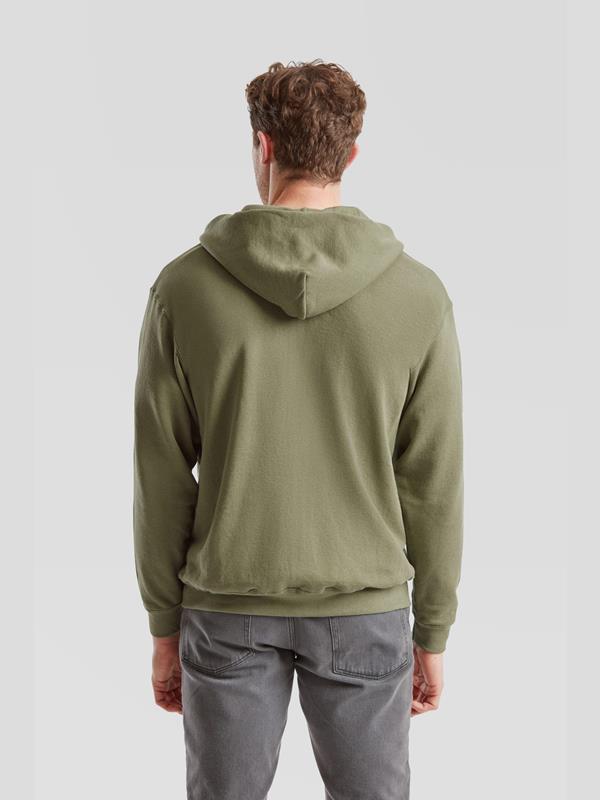 Fruit Of The Loom Classic Open End 280 Regular Fit Zip Hood Adult