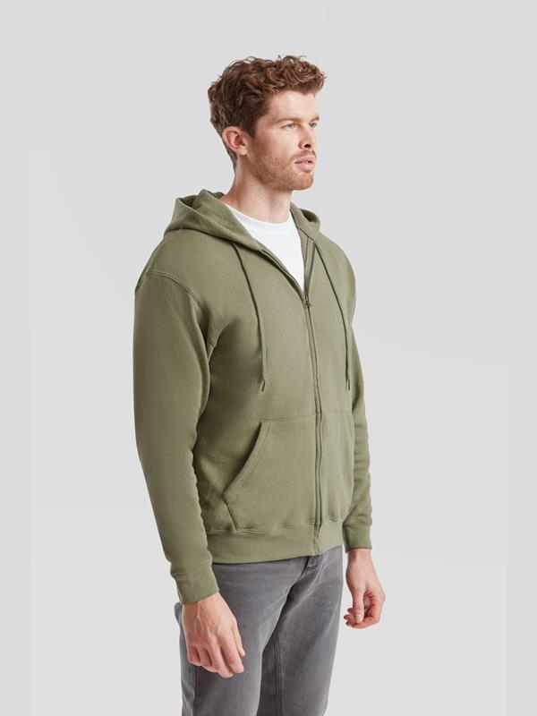 Fruit Of The Loom Classic Open End 280 Regular Fit Zip Hood Adult