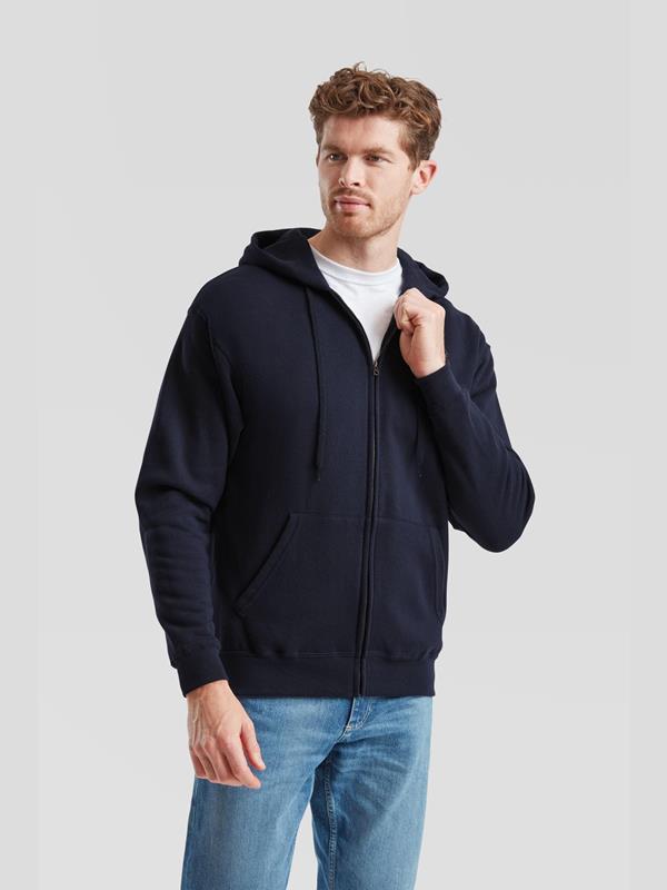 Fruit Of The Loom Classic Open End 280 Regular Fit Zip Hood Adult
