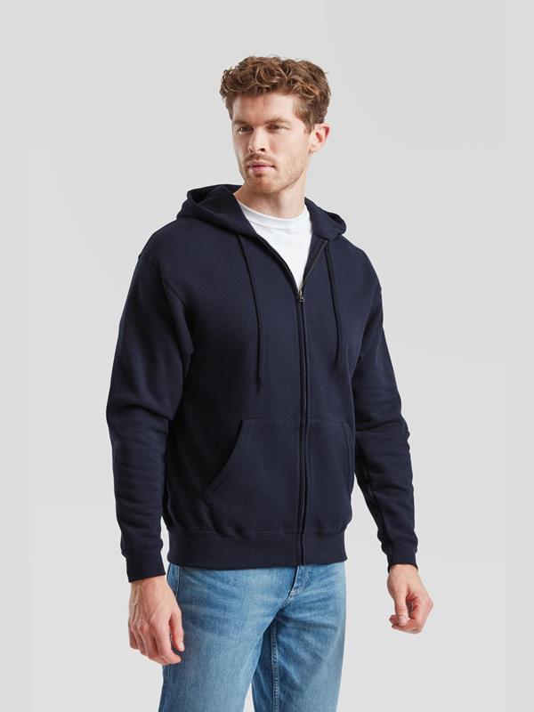 Fruit Of The Loom Classic Open End 280 Regular Fit Zip Hood Adult
