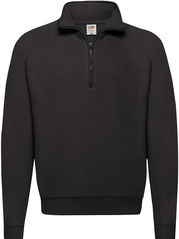 Fruit Of The Loom Classic Open End 280 Regular Fit Quarter Zip Sweat Adult
