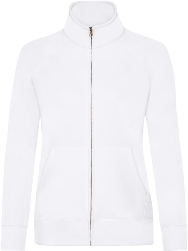 Fruit Of The Loom Premium Open End 280 Regular Fit Full Zip Sweat Ladies