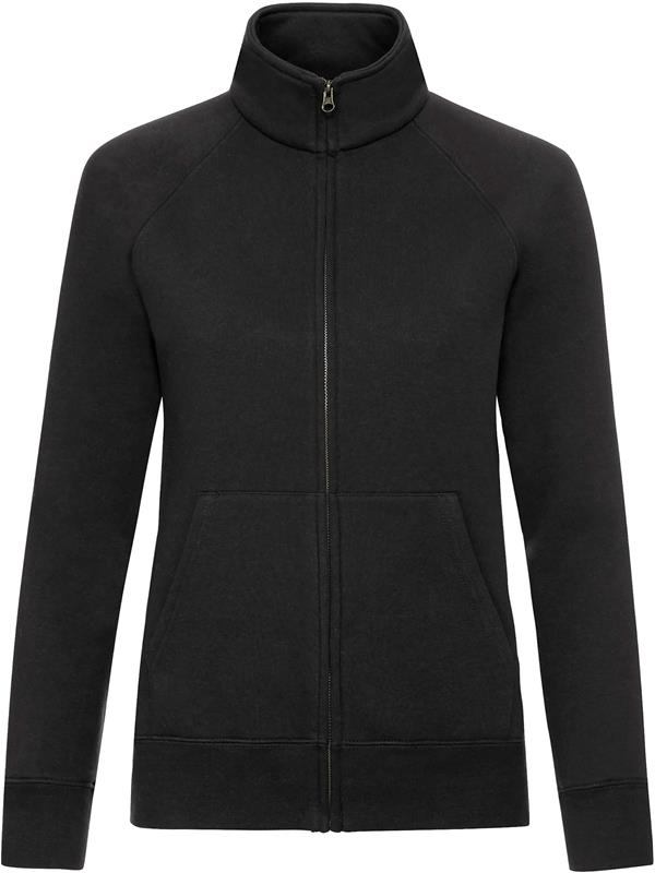 Fruit Of The Loom Premium Open End 280 Regular Fit Full Zip Sweat Ladies