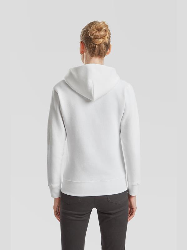 Fruit Of The Loom Premium Open End 280 Regular Fit Zip Hood Ladies