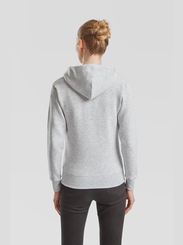 Fruit Of The Loom Premium Open End 280 Regular Fit Zip Hood Ladies