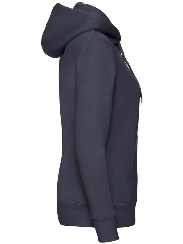 Fruit Of The Loom Premium Open End 280 Regular Fit Zip Hood Ladies
