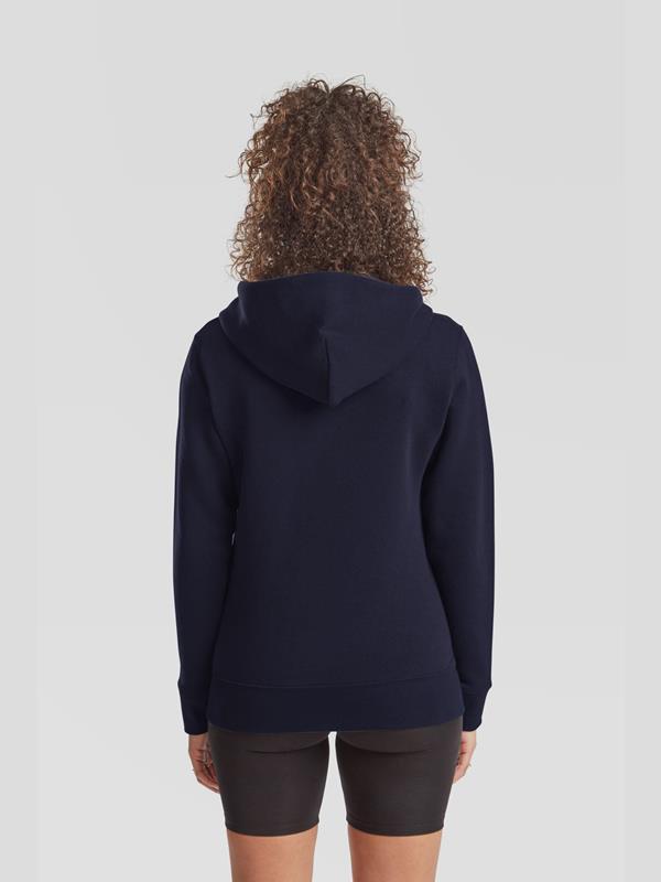 Fruit Of The Loom Premium Open End 280 Regular Fit Zip Hood Ladies