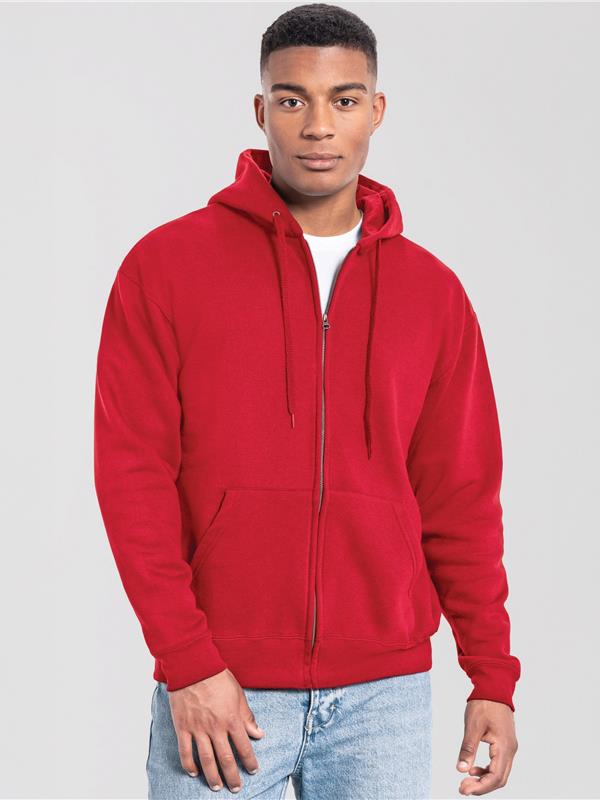 Fruit Of The Loom Iconic Premium Combed 300 Regular Fit Zip Hood Adult