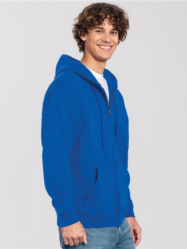 Fruit Of The Loom Iconic Premium Combed 300 Regular Fit Zip Hood Adult