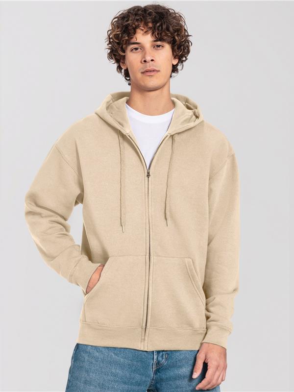 Fruit Of The Loom Iconic Premium Combed 300 Regular Fit Zip Hood Adult