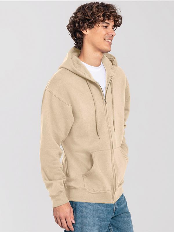 Fruit Of The Loom Iconic Premium Combed 300 Regular Fit Zip Hood Adult