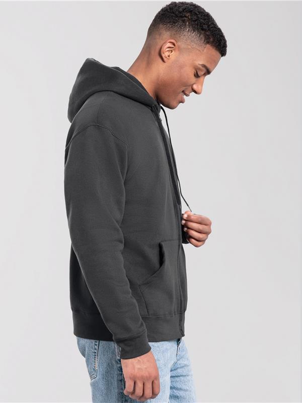 Fruit Of The Loom Iconic Premium Combed 300 Regular Fit Zip Hood Adult