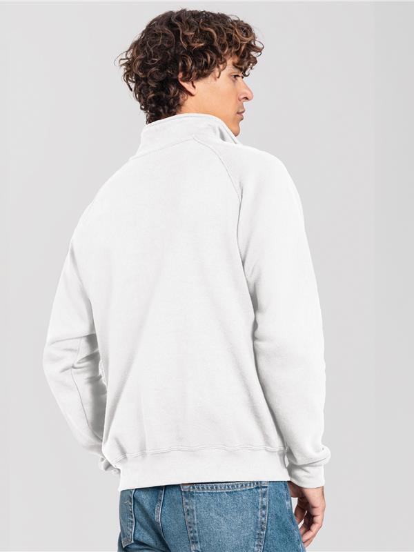 Fruit Of The Loom Iconic Premium Combed 300 Regular Fit Quarter Zip Sweat Adult