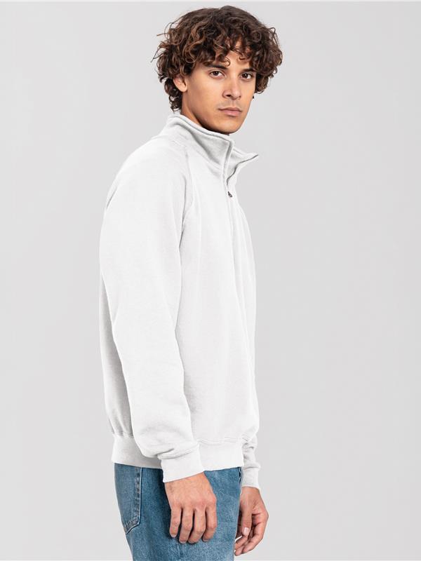 Fruit Of The Loom Iconic Premium Combed 300 Regular Fit Quarter Zip Sweat Adult