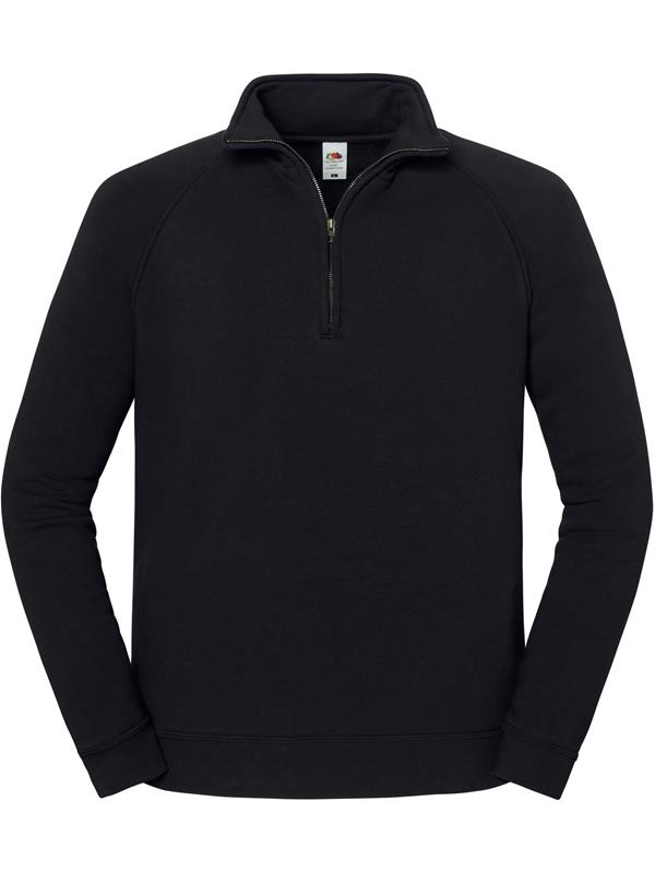Fruit Of The Loom Iconic Premium Combed 300 Regular Fit Quarter Zip Sweat Adult