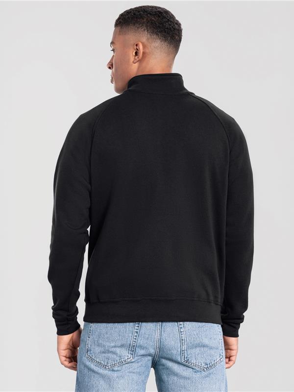 Fruit Of The Loom Iconic Premium Combed 300 Regular Fit Quarter Zip Sweat Adult