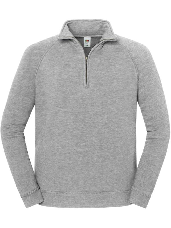 Fruit Of The Loom Iconic Premium Combed 300 Regular Fit Quarter Zip Sweat Adult