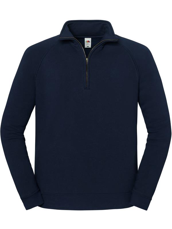 Fruit Of The Loom Iconic Premium Combed 300 Regular Fit Quarter Zip Sweat Adult