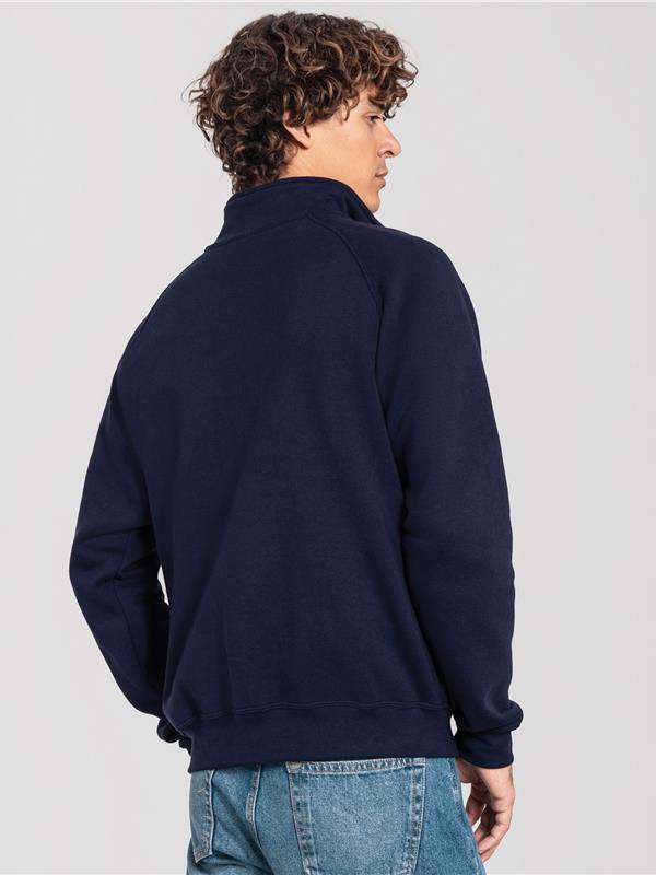 Fruit Of The Loom Iconic Premium Combed 300 Regular Fit Quarter Zip Sweat Adult