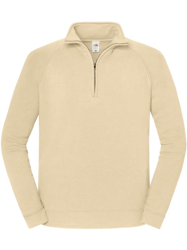Fruit Of The Loom Iconic Premium Combed 300 Regular Fit Quarter Zip Sweat Adult