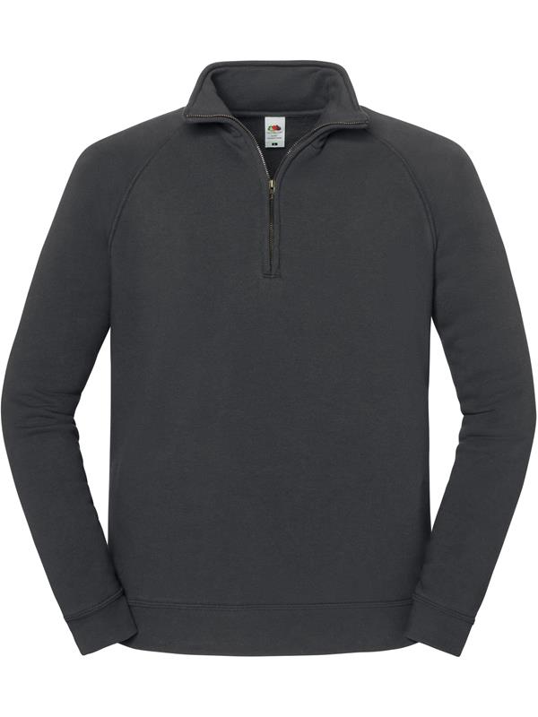 Fruit Of The Loom Iconic Premium Combed 300 Regular Fit Quarter Zip Sweat Adult