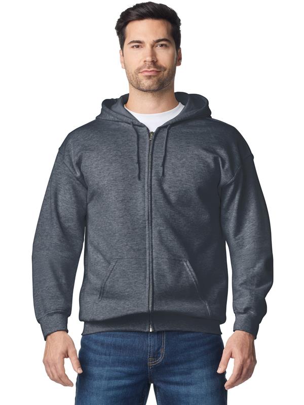 Gildan Heavy Blend Open End 280 Regular Fit Zip Hood Adult