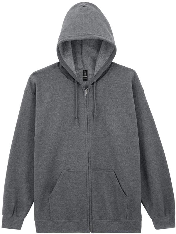 Gildan Heavy Blend Open End 280 Regular Fit Zip Hood Adult