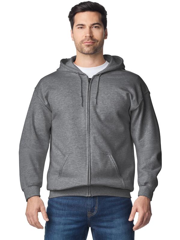 Gildan Heavy Blend Open End 280 Regular Fit Zip Hood Adult