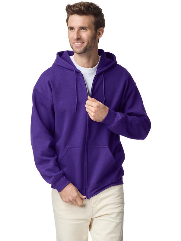 Gildan Heavy Blend Open End 280 Regular Fit Zip Hood Adult