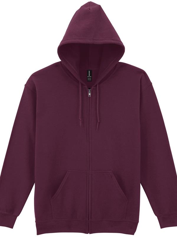 Gildan Heavy Blend Open End 280 Regular Fit Zip Hood Adult