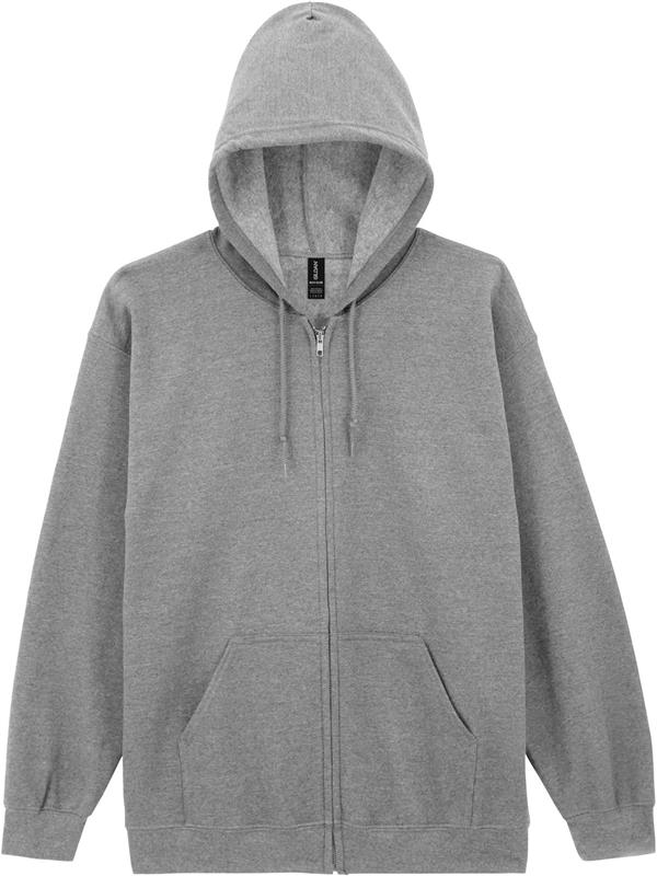 Gildan Heavy Blend Open End 280 Regular Fit Zip Hood Adult