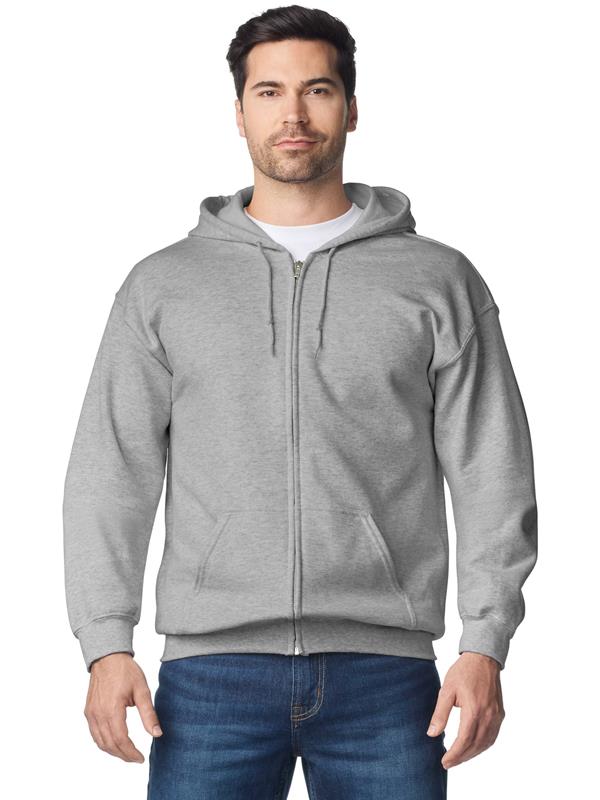 Gildan Heavy Blend Open End 280 Regular Fit Zip Hood Adult