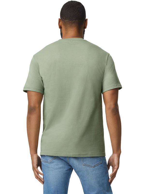 Gildan Softstyle Midweight No Label Ringspun 185 Regular Fit Tee Adult