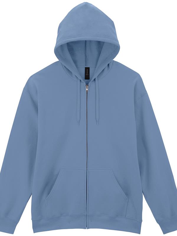 Gildan Softstyle Midweight Ringspun 285 Regular Fit Zip Hood Adult