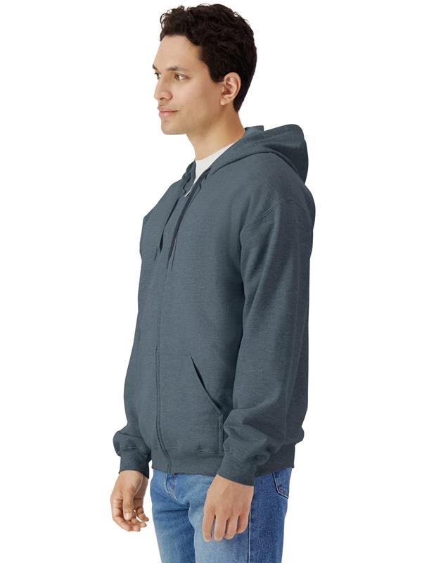 Gildan Softstyle Midweight Ringspun 285 Regular Fit Zip Hood Adult