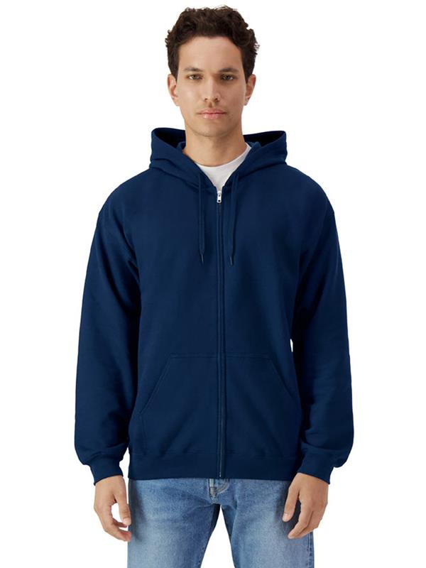 Gildan Softstyle Midweight Ringspun 285 Regular Fit Zip Hood Adult