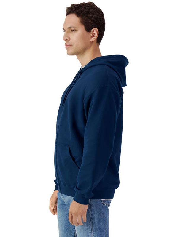Gildan Softstyle Midweight Ringspun 285 Regular Fit Zip Hood Adult