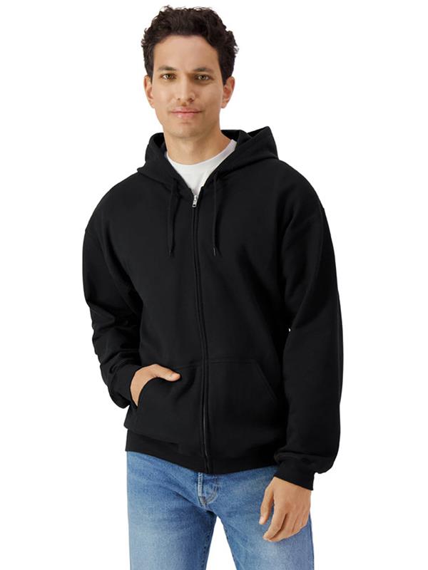 Gildan Softstyle Midweight Ringspun 285 Regular Fit Zip Hood Adult