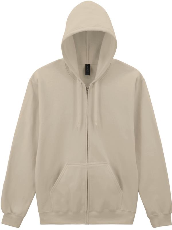 Gildan Softstyle Midweight Ringspun 285 Regular Fit Zip Hood Adult