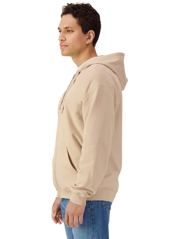 Gildan Softstyle Midweight Ringspun 285 Regular Fit Zip Hood Adult